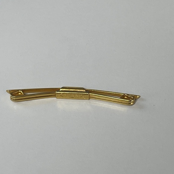 Gold-Tone Collar Bar Set of 2 - Swank and Krementz - Picture 8 of 10